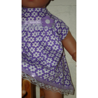 Paars bloemetjes jurkje